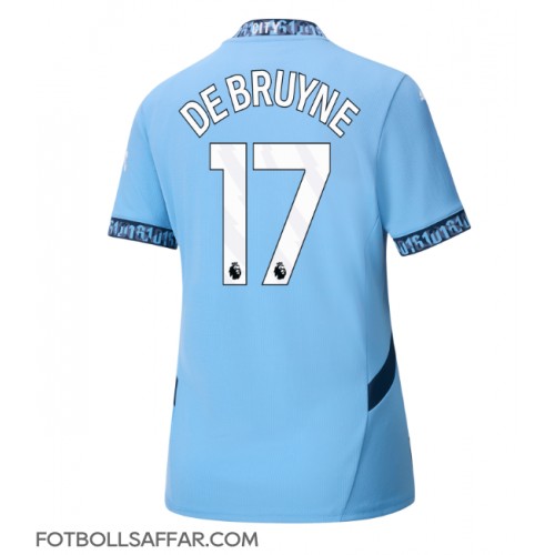 Manchester City Kevin De Bruyne #17 Hemmatröja Dam 2024-25 Kortärmad